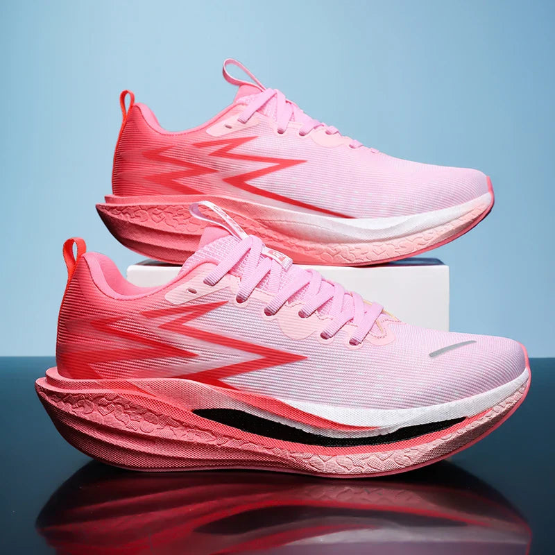 Men Running Shoes Carbon Board Speciality Sports Breathable Lightweight Women's Comfortable Chunta Athletic Sneakers