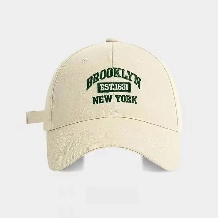 Fashion Men Women BROOKLYN Baseball Cotton Adjustable Snapback Hat Embroidery Women's Cap Hip Hop Outdoor Casual Sun Hats