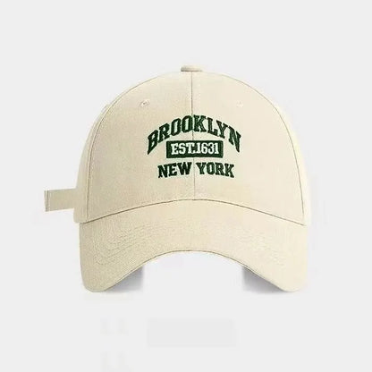 Fashion Men Women BROOKLYN Baseball Cotton Adjustable Snapback Hat Embroidery Women's Cap Hip Hop Outdoor Casual Sun Hats