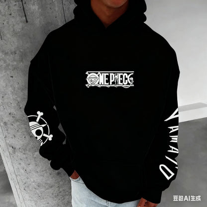 ONE PIECE Yamato Harajuku Anime 2025 Streetwear Winter Oversized Hoodie Vintage Men Women Long Sleeve Hooded Sweater Top Y2k