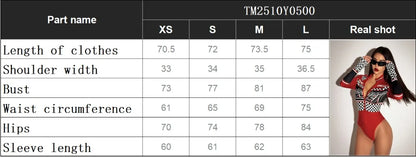 Spring Autumn Y2k Women's Race Car Driver Shapewear Bodysuit Turtleneck Long Sleeve Zip Up Costume Graphic Racer Streetwear Tops