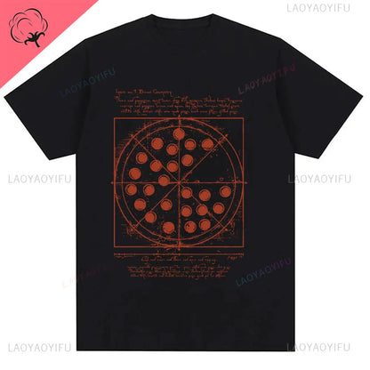 Tom Holland Same Style I Survived My Trip To NYC Classic T Shirt Vitruvian Pizza Tee Women Men Fashion Casual Oversized T-Shirt