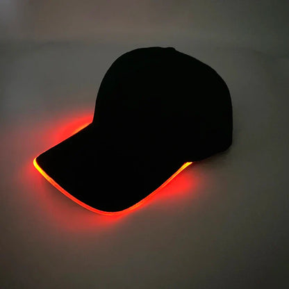 Baseball Caps Night Glow Light Cap Boys Girls Fashion Headwear Costumes Accessory Caps Hats