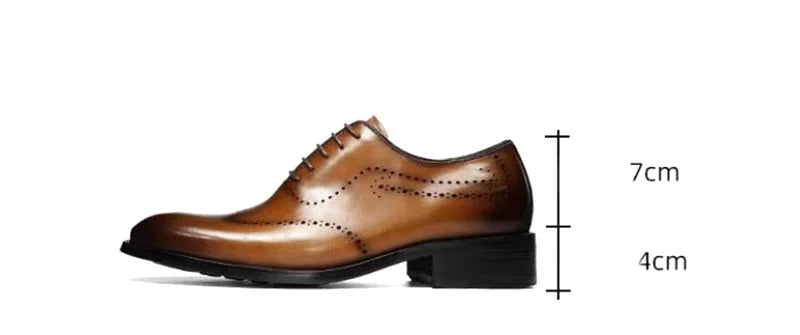 High Quality Cowhide Leather Shoes Men New Style Business Formal Shoes Lace-up Oxford Dress Shoes For Man