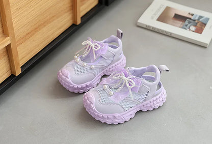 Children's Fashion Sneakers Summer Breathable Sports Sandals Versatile Casual Shoes Kids Soft Soled Beach Shoes Basketball Shoes