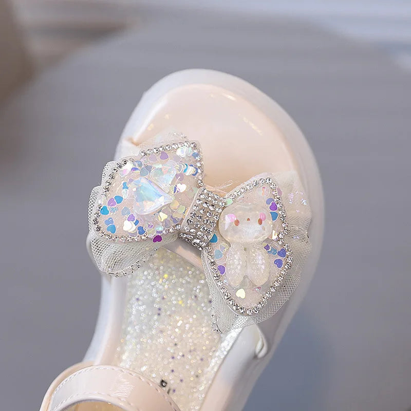 Kids From 2-9 Years Princess Shoes Summer Girls Sandals Casual School Kids Shoe Outdoor Beach Sandal Children's Student sneaker