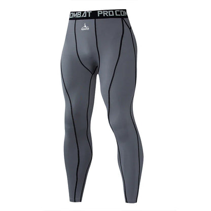 Men Bodybuilding longs Pants Fitness Compression Leggings Train Workout Outfit Male Muscle Alive Elastic Skinny Tights