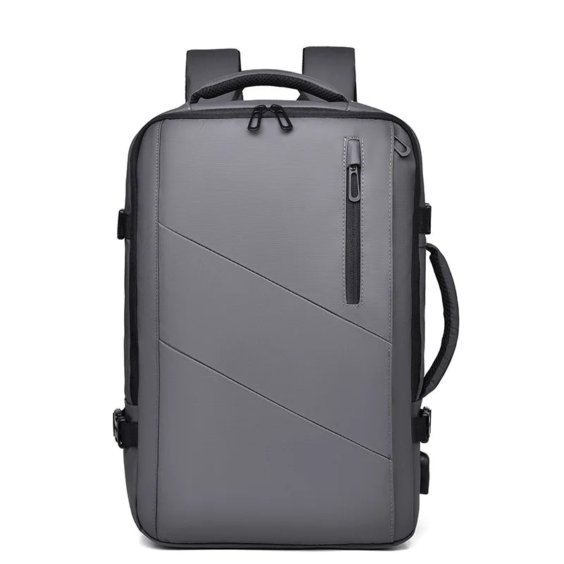 16 Inch Large-capacity Men's High-end Backpack Computer Bag High-end Business Bag Expandable Backpack Witch USB