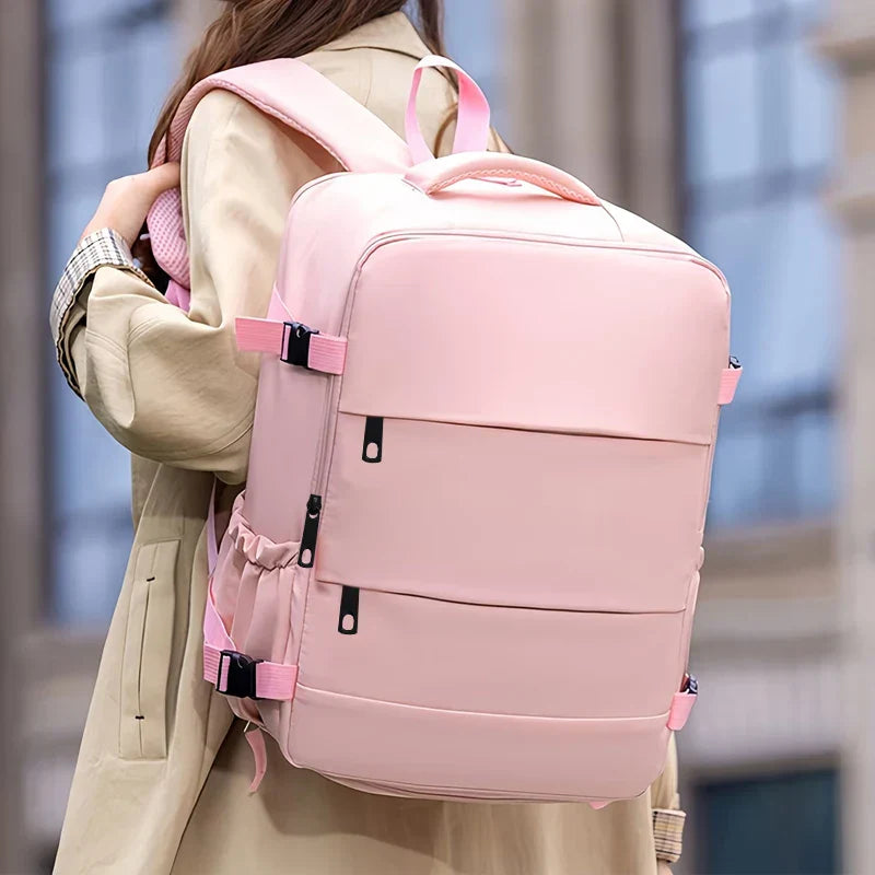 Sleek Multi-Color Multi-Pocket Backpack Adjustable-Strap Lightweight for Daily Commute Outdoor Casual Stylish Bag