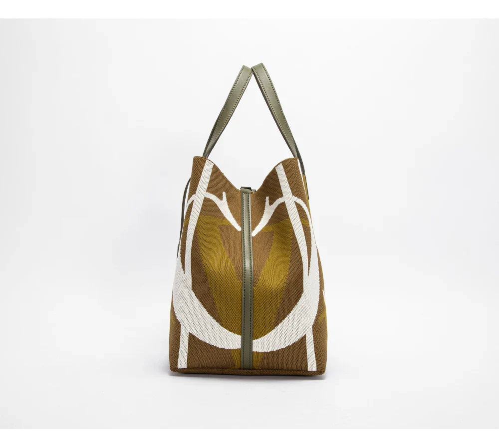 Multi-coloured Colour Retro Style Women's Large Capacity Handbags Multi-coloured Available Classic Multi-purpose Women's Handbag