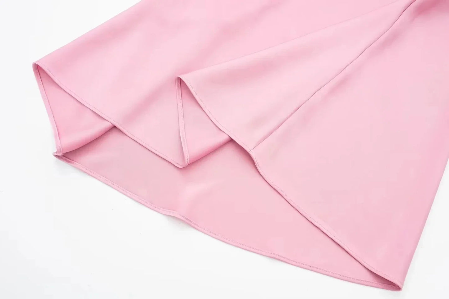 2024 Y2K Casual Women Long Skirt Spring Elastic High Waisted A-Line Casual Female Satin Skirts High Street Lady Skirts