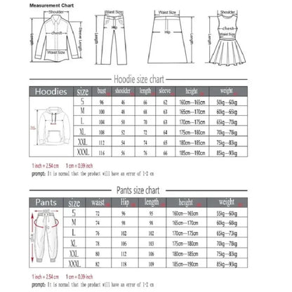 Autumn and Winter 2025 new Men's casual set, a fashionable outdoor hiking windproof and warm men's hoodie and pants 2-piece set