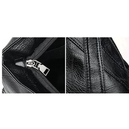 PU Zipper High Quality Women's Shoulder Bag 2024 Soft Faced  Large Capacity Fashionable Commuting Women's Shoulder Bag