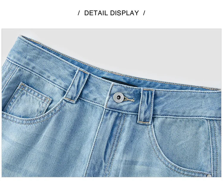 Semir Jeans Women Cool Feeling Wide Leg 2025 New Summer Leg-Lengthening Floor-Length Pants Trendy for Fashionable Style