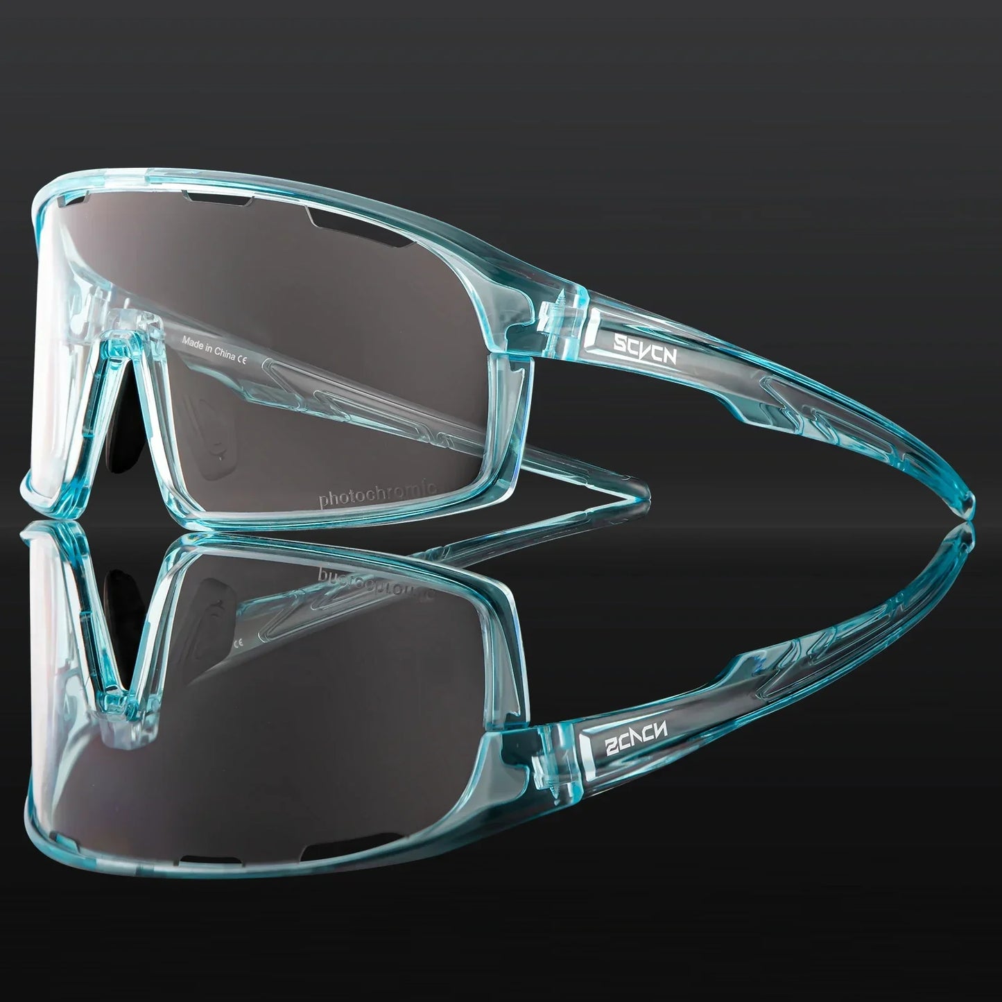 Photochromic Cycling Sunglasses Cycling Glasses UV400 Bicycle Eyewear Sports MTB Outdoor Bike Goggles Sunglasses Eyepieces