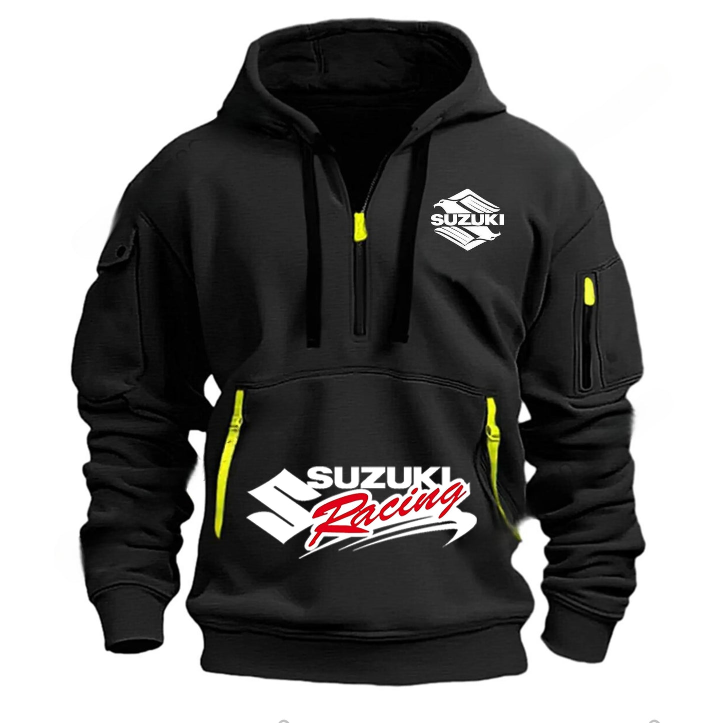 men's hoodies, hooded sweatshirts, outdoor-style streetwear, motorcycle clothing, high-quality, warm winter