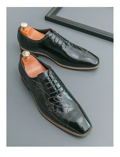 White Elegant Men Dress Shoes Leather Oxford Shoes Man Business Formal Shoes Design Social Shoes Male apatos para hombre