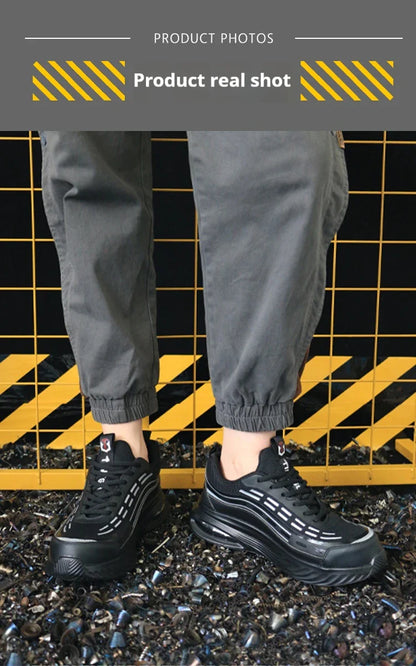 New insulated 10KV anti-smash and anti-puncture labor protection shoes Lightweight and breathable safety protection work shoes