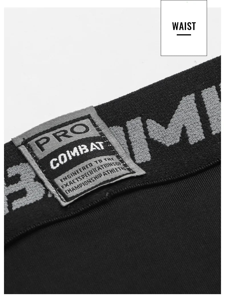 Mens Gym Compression Leggings Sport Training Pants Dry Fit Running Tights Fitness Basketball Jogging Workout Trousers Polyester