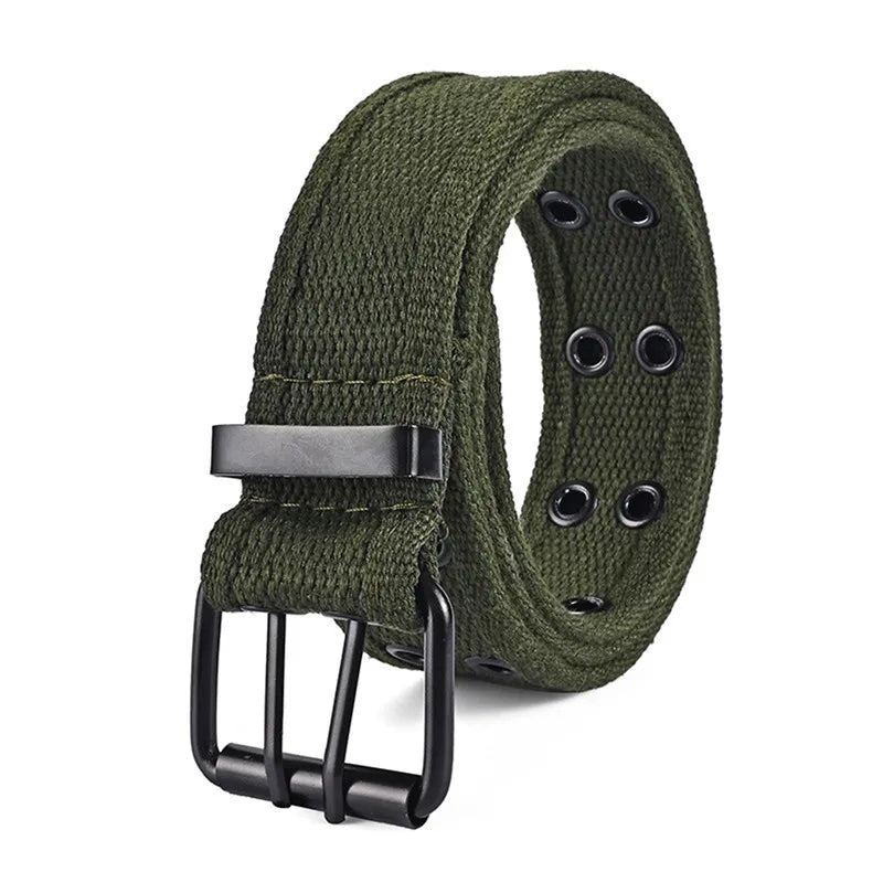 Men Belts Canvas Nylon Webbing Belt Fashion Casual Designer Unisex Belts High Quality Sports Military Strap Cargo Pants Belt