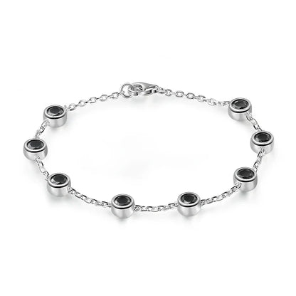 4mm 0.3CT Full Moissanite Tennis Bracelets For Women S925 Silver Plated 18K Gold Hand Chain Fine Jewelry with certificate