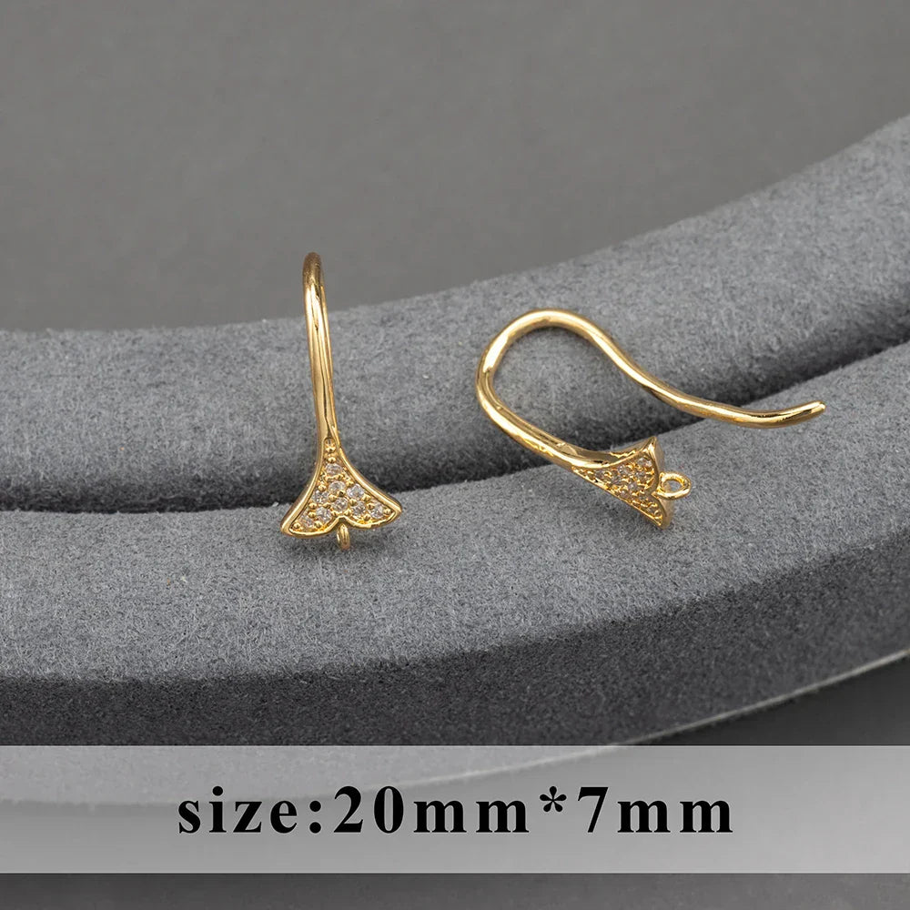20pcs/lot M800 jewelry accessories,pass REACH,nickel free,18k gold plated,copper,connector,diy earrings,jewelry making