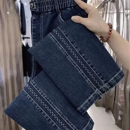 Women's Elastic High Waist Jeans