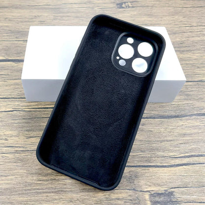 Silicone Rubber Case For iPhone 16 15 14 13 12 Pro Max 16Pro 15Pro 14Pro 13Pro iPhone15 For Magsafe Mag Safe Charge Cover