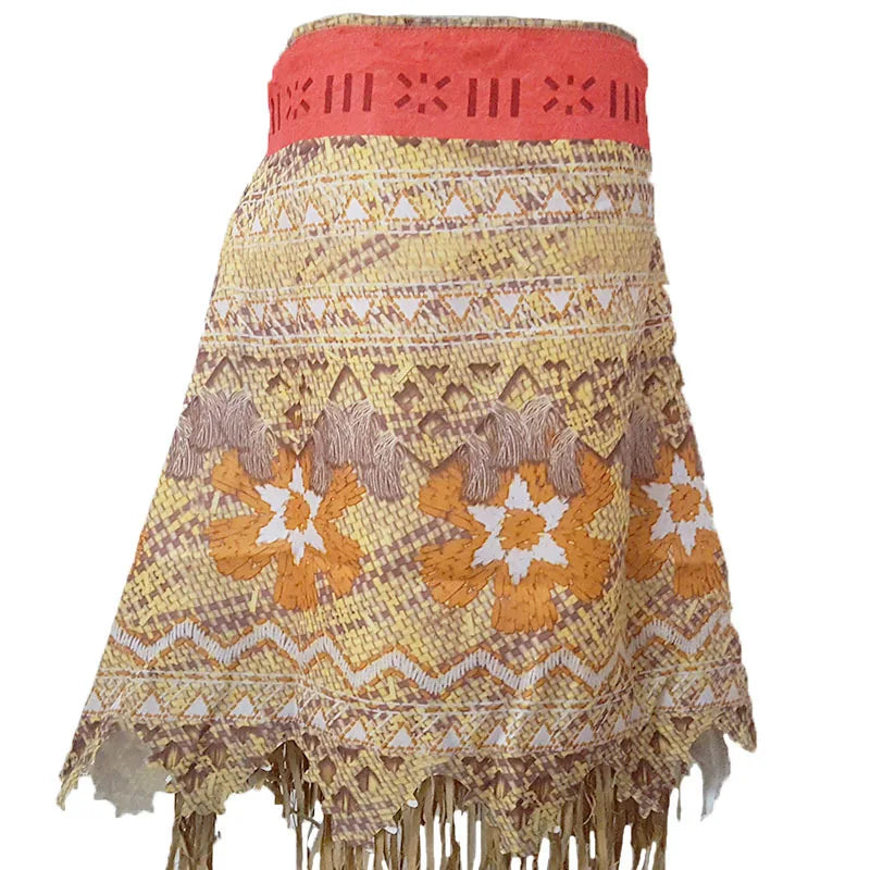 NEW Moana Episode 2 Movie Costume Princess Vaiana Role Play Dress Girls Carnival Outfit Toddler Polynesian Beach Dress