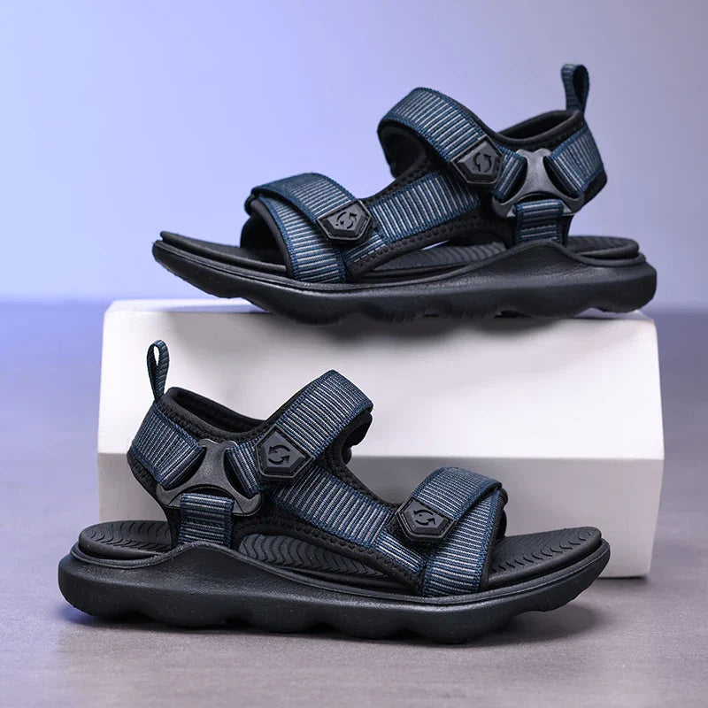 Boys Sports Sandals Soft Rubber Sole Non Slip Lightweight Breathable Kids Summer Outdoor Beach Running Casual Shoes 30-38
