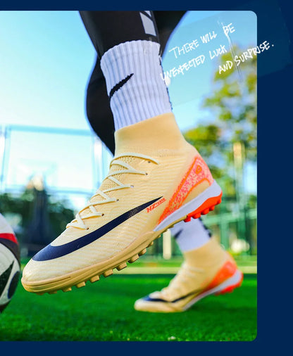 Quality Soccer Cleats for Men Soccer Shoes Society Boys Football Boots Male Football Shoes Sneakers Unisex Soccer Boots