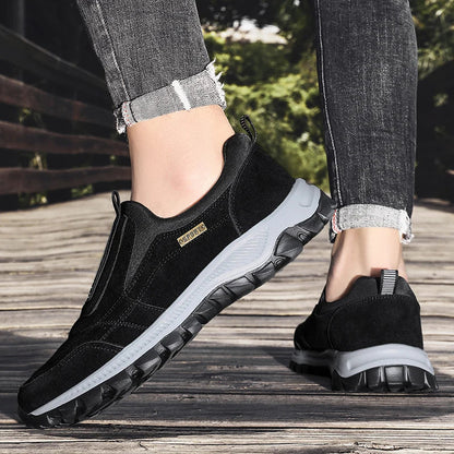 Men's non-slip casual sports shoes wear-resistant hiking shoes Outdoor 2025 fashion comfortable flat walking shoes for men