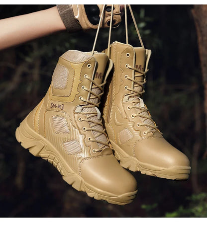 High-Top Work Boots Indestructible Safety Shoes Men Steel Toe Shoes Puncture-Proof Sneakers Male Shoes Men Non Slip Work Shoes