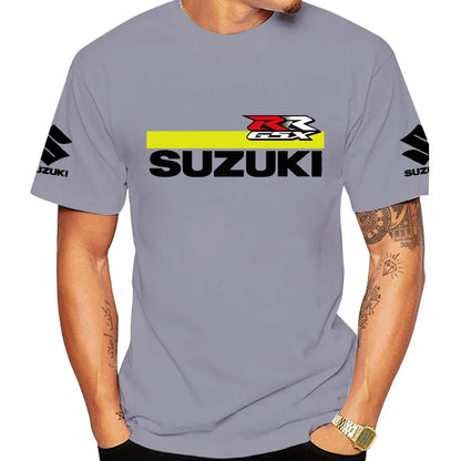 Summer new product - GSX-R, specially designed for cyclists and racing enthusiasts. A men's 100% cotton classic T-shirt.