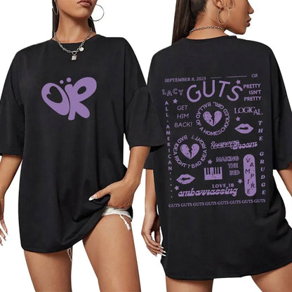2025 Olivia Male Female Rodrigo Singer Cotton Clothes Fashion Short Sleeve O Neck Tees Unique Men Clothing Shirts Graphic Tee