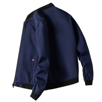 Man Leisure Jacket New Spring Autumn Solid Color And Comfortable Zipper Style Fashion Windproof Jacket