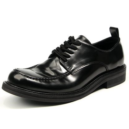 Business Men leather shoes Cow leather Men dress shoes handmade Men formal dress High quality Retro Oxford Shoes wear-resistant