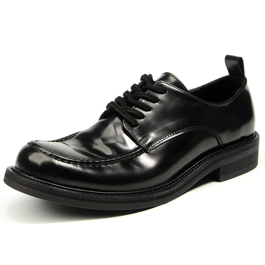 Business Men leather shoes Cow leather Men dress shoes handmade Men formal dress High quality Retro Oxford Shoes wear-resistant