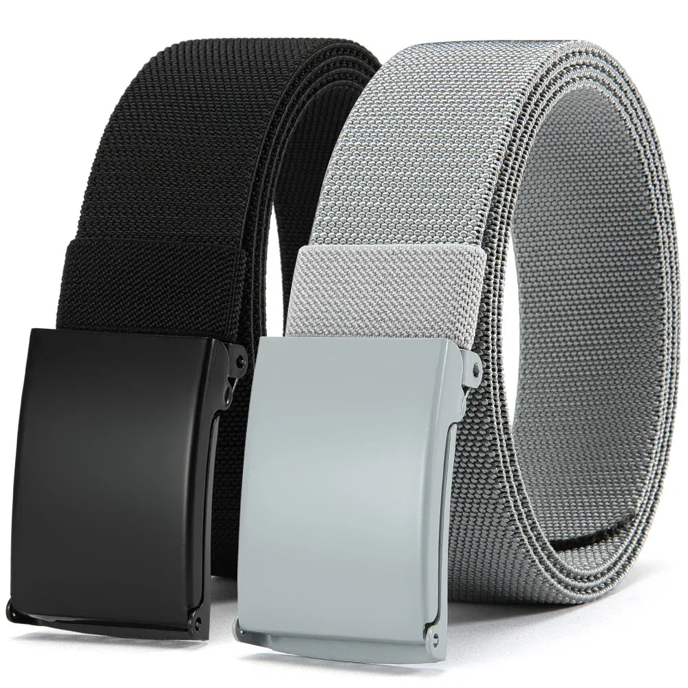 Men Female Belts Military Nylon Adjustable Belt Outdoor Travel Tactical Waist Belt with Plastic Buckle for Pants 125cm