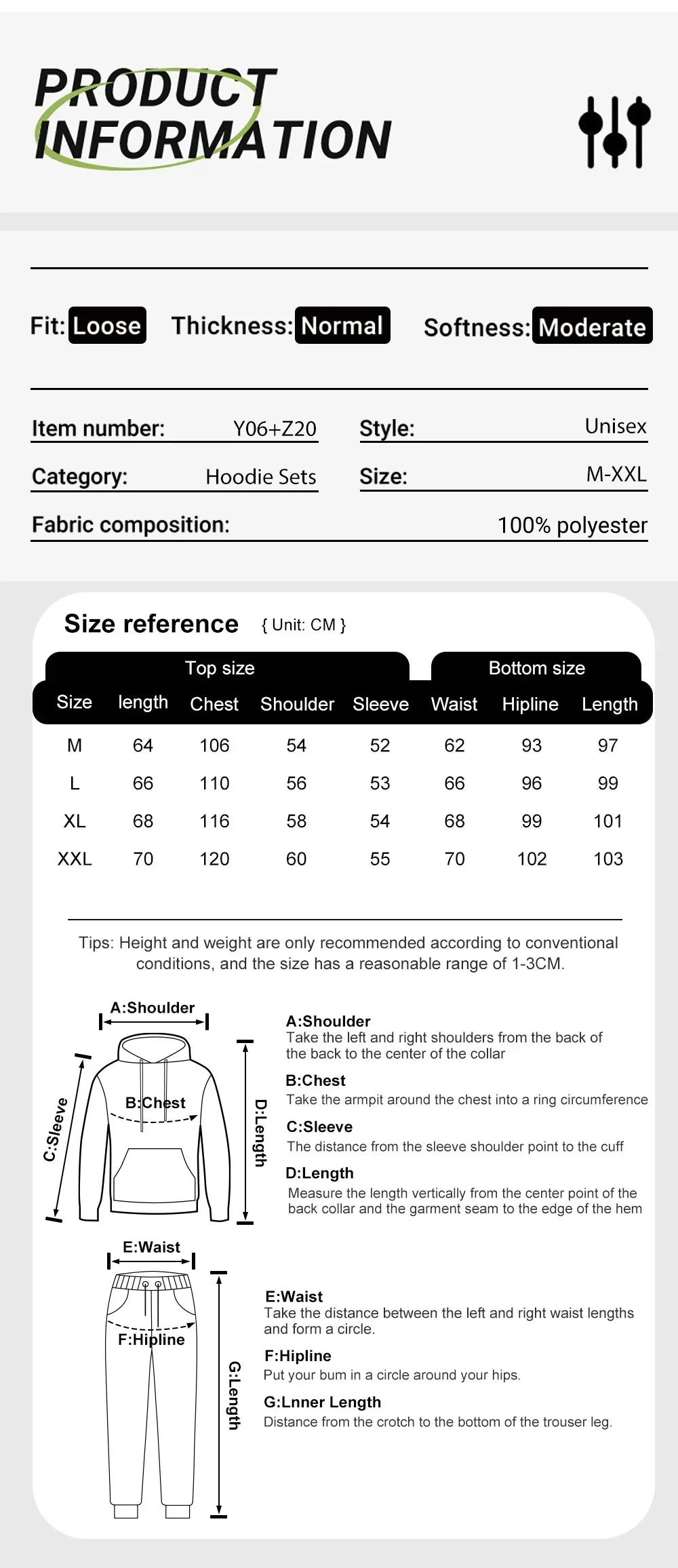 Usa Simple Line Printed Man'S Hoodie Set Fashion Pocket Two Pices Sets Fleece Autumn Clothing Casual Winter Sporty Streetwear