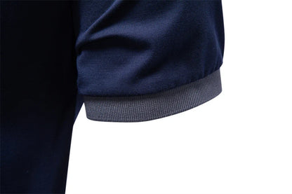 Men's Slim Fit Short Sleeve Polo Shirt Solid Color Lightweight Breathable Fashion Summer Polo Shirts for Men