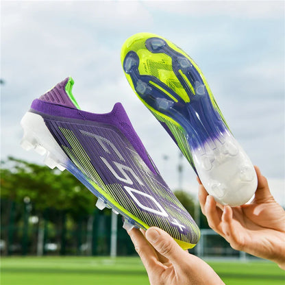 New Men Soccer Shoes Cleats Grass Futsal Comfortable Turf Football Boots Sports Ultralight FG/TF Non Slip Indoor Adult Sneakers