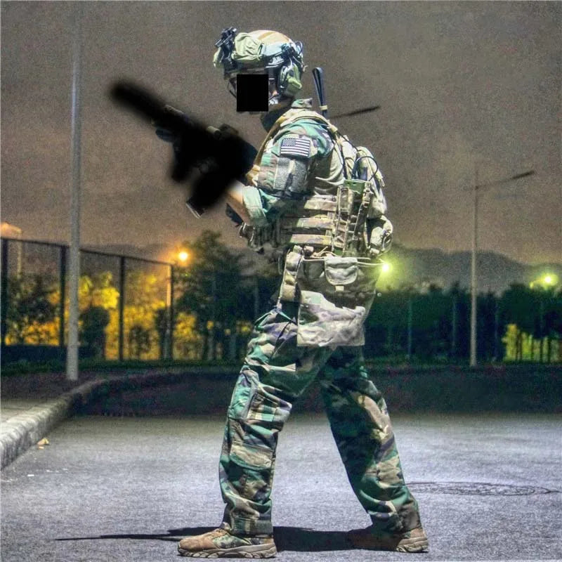 GEN3 Tactical Pants G3 Men Combat Trousers CP Camo Cargo Pant +Knee Pads Training Hunting Pants Work Clothing  Wear-resisting