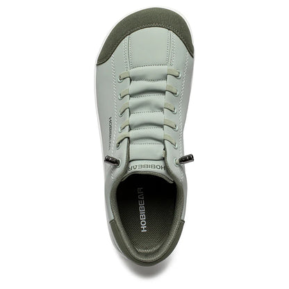 Barefoot Shoes Unisex Wide Toe Artificial Leather Sneakers Zero Drop Slip On Outdoor Lightweight Comfortable Shoes