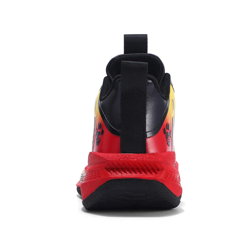 Children‘s Basketball Shoes Non-slip Breathable Basketball Training Sneakers Lace-up Boys Girls Sports Shoes Kids Athletic Shoes