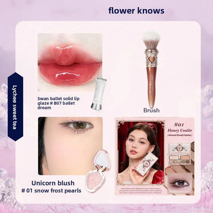 Makeup Sets Little Angel Bunny Garden Lip Glaze Blush Shell Jewelry Birthday Gift Kit De
