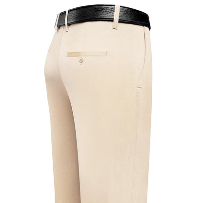 Four Season Men's Business Casual Pants Spring Summer Stretch Trousers Office Suit Pants Men Formal Pants Breathable Comfortable
