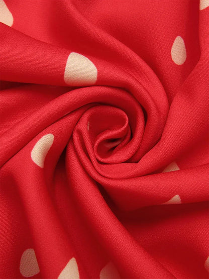Plus Size Strawberry Print Dress Women's Red Strapless Sundress Green Lace Trim Summer Dress Free Shipping