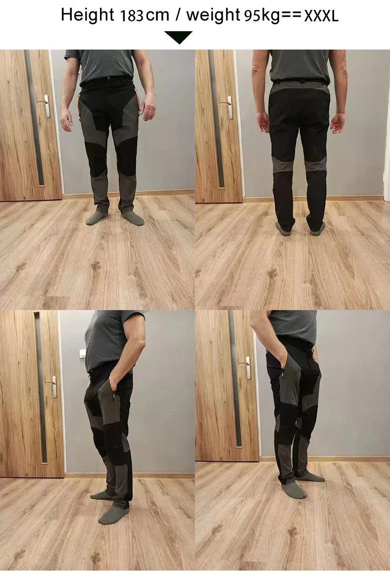 Men Summer Sports breathable Pants Hiking Trousers Camping Splash Prevention Quick Dry UV Resistant Elastic Thin
