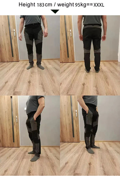 Men Summer Sports breathable Pants Hiking Trousers Camping Splash Prevention Quick Dry UV Resistant Elastic Thin